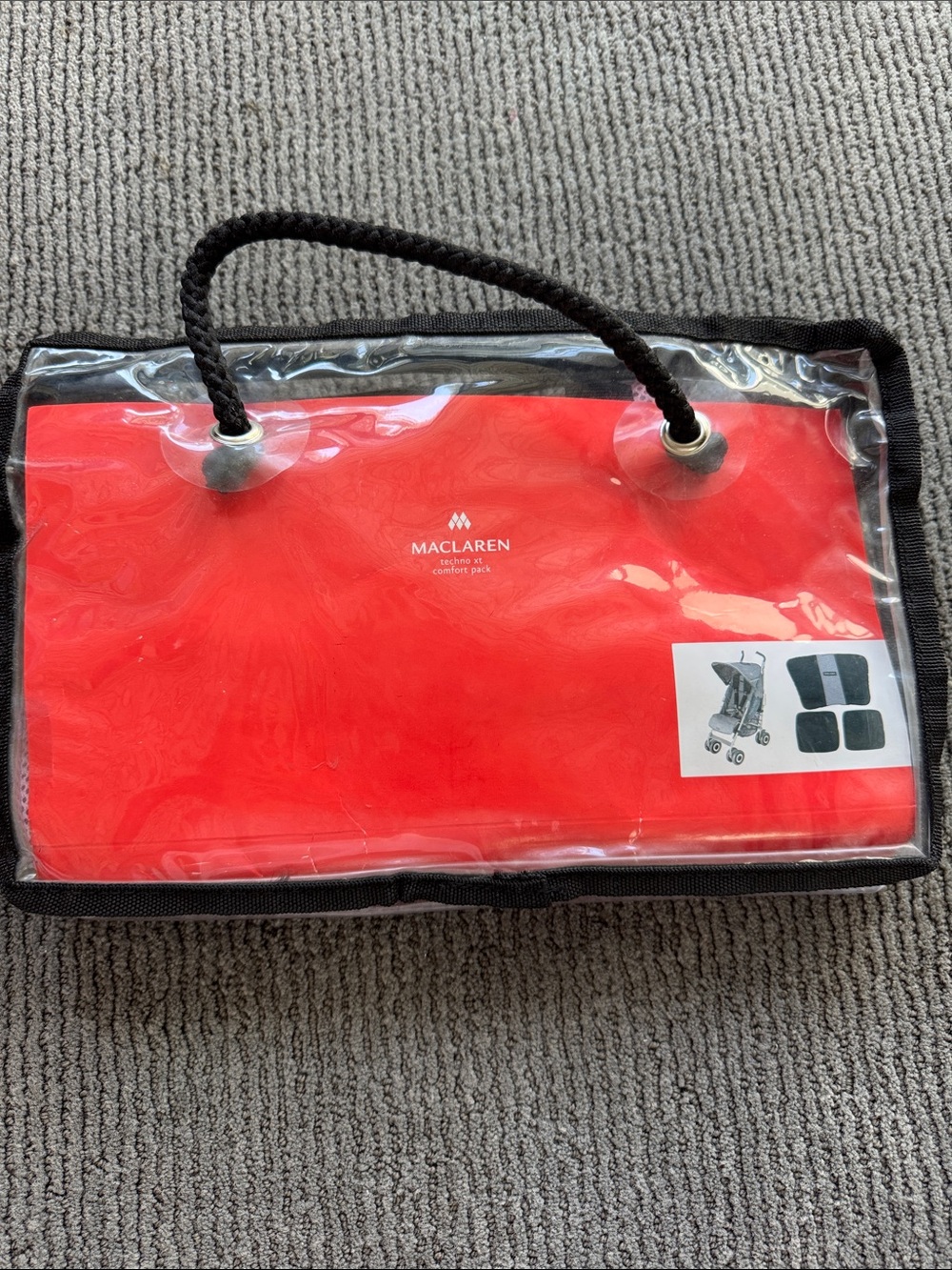 Maclaren Red Stroller Accessory Bag